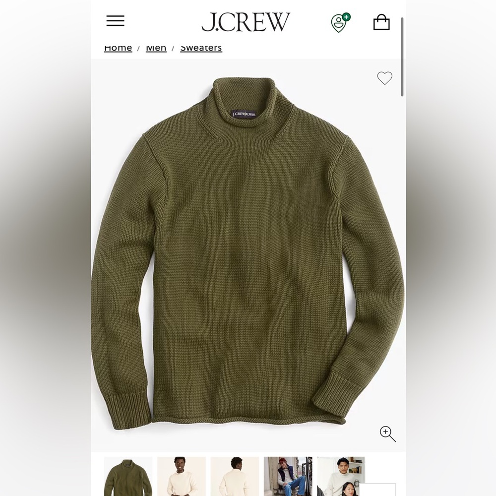 Sold Out J. Crew Rollneck Sweater